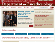 Tablet Screenshot of anest.wustl.edu