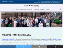 Tablet Screenshot of adrc.wustl.edu