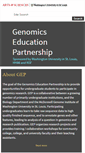 Mobile Screenshot of gep.wustl.edu