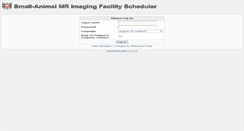 Desktop Screenshot of bmrscheduler.wustl.edu