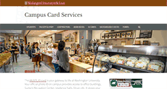 Desktop Screenshot of card.wustl.edu