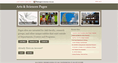 Desktop Screenshot of pages.wustl.edu