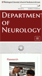 Mobile Screenshot of neuro.wustl.edu