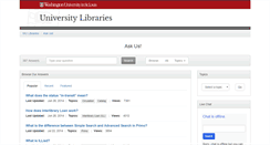 Desktop Screenshot of libanswers.wustl.edu
