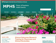 Tablet Screenshot of mphs.wustl.edu