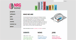 Desktop Screenshot of nrg.wustl.edu