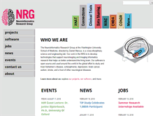 Tablet Screenshot of nrg.wustl.edu