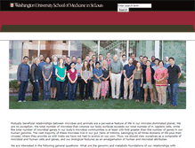 Tablet Screenshot of gordonlab.wustl.edu